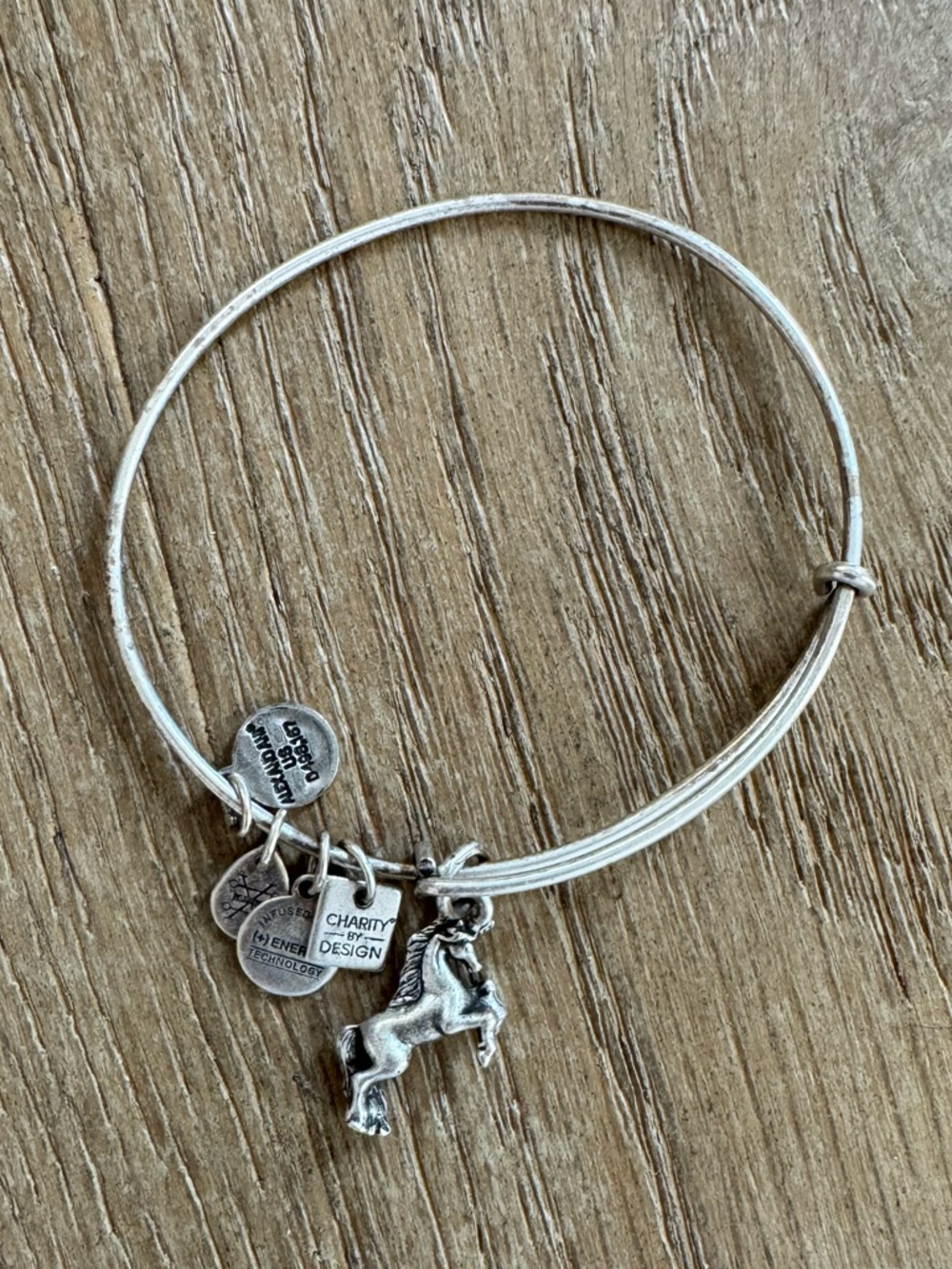 Alex &Ani unicorn silver bracelet